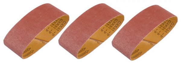 Pasy bezkońcowe 75 x 457 mm, P80, 3 szt.
