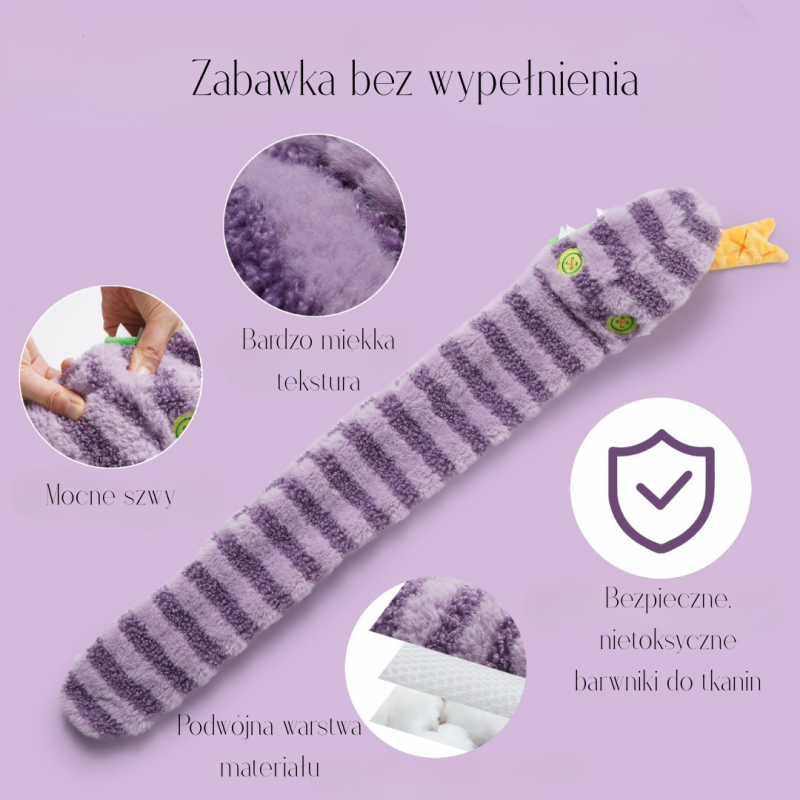 Nocciola Interaktywna zabawka dla psa WĄŻ