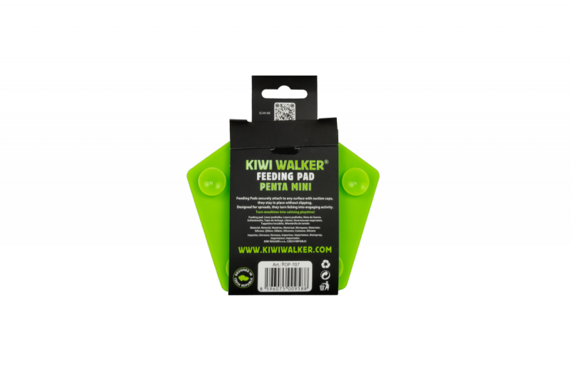Kiwi Walker Penta Feeding Pad Mini– mata do lizania dla psa i kota zielona