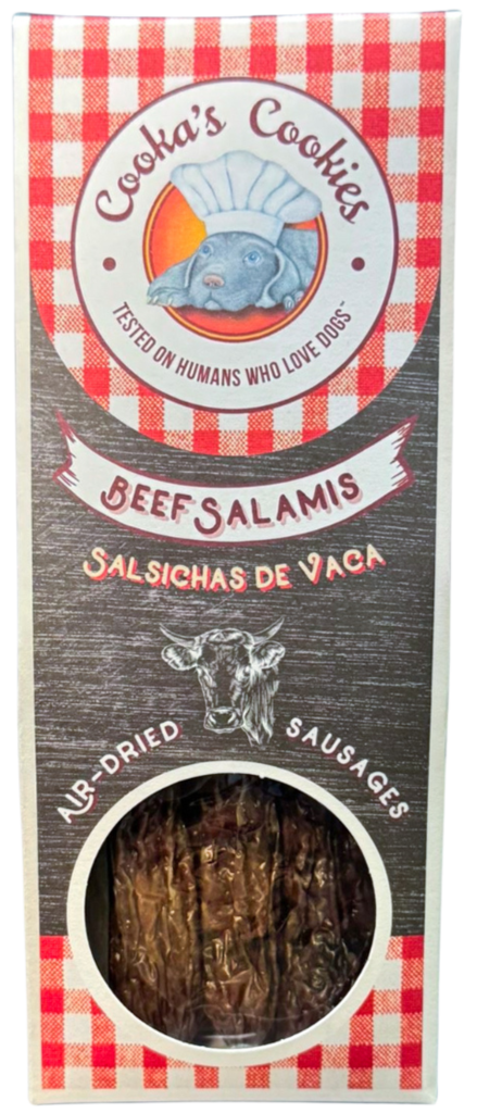 Cooka's Cookies BEEF SALAMIS kiełbaski wołowe 80g