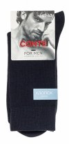 Ciemnoniebieskie skarpety męskie CONTE For Men łączą elegancję z codzienną wygodą. Wykonane z bawełny i elastycznych włókien idealnie dopasowują się do stopy i zapewniają komfort przez cały dzień.