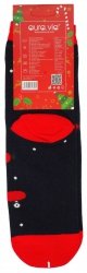 Skarpetki bawełniane, motyw świąteczny. Wykonane w rozmiarze 35-38 firmy Aura.Via