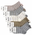 Bawełniane skarpetki dziewczęce z uszkami – słodki hit! 5 par 32-35 