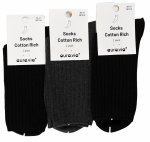 Prążkowane skarpety bawełniane.3 pary 38-41 wygoda w każdym kroku 