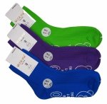 Skarpety z bawełny kolorowe ABS 3 pary 38-41 Aura.Via dla kochających misie