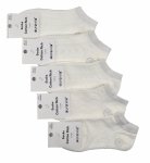 Damskie stopki w kolorze ecru z ozdobną strukturą materiału 38-41