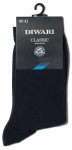 Stylowe skarpety DIWARI Classic do garnituru 44-45 Czesana bawełna-ciemnoniebieskie