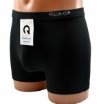 Czarne bokserki męskie Auravia–95% bawełny, gładkie i wygodne, rozmiar XL