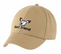 Be Snazzy bejsbolówka dziecięca z haftem pieska Best friend 