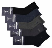 Męskie skarpety bawełniane 90% 5 par 43-46 AuraVia, komfort i klasyka 