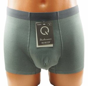 Bambusowe bokserki męskie w zielonym kolorze–wygoda i świeżość, rozmiar 2XL