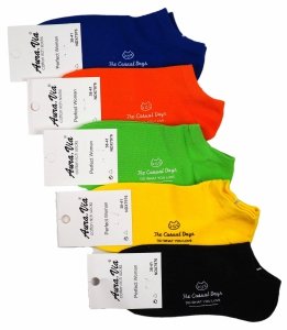 Kocie Harce-Zestaw 5 Par Bawełnianych Skarpet Damskich na Wesoło 38-41 AuraVia