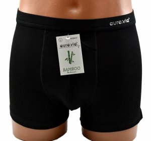 Bambusowe bokserki męskie czarne–oddychające i wygodne, rozmiar XL