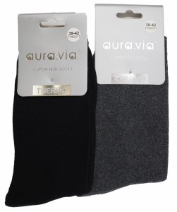 Skarpety termiczne z bawełny AuraVia – ochrona na chłodne dni 39-42