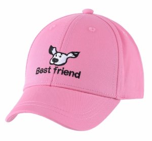 Be Snazzy bejsbolówka dziecięca z haftem pieska Best friend