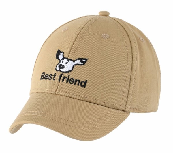 Be Snazzy bejsbolówka dziecięca z haftem pieska Best friend