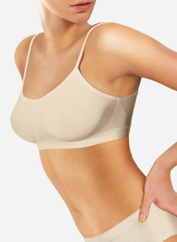 Biustonosz typu top Brassiere – lekki, miękki, oddychający i elastyczny – idealny na co dzień i do aktywności.