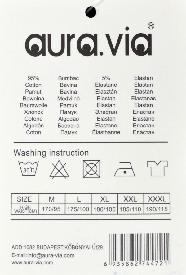 Bawełniane bokserki Aura.Via są przyjemne w dotyku, przewiewne i trwałe – idealne do codziennego noszenia.