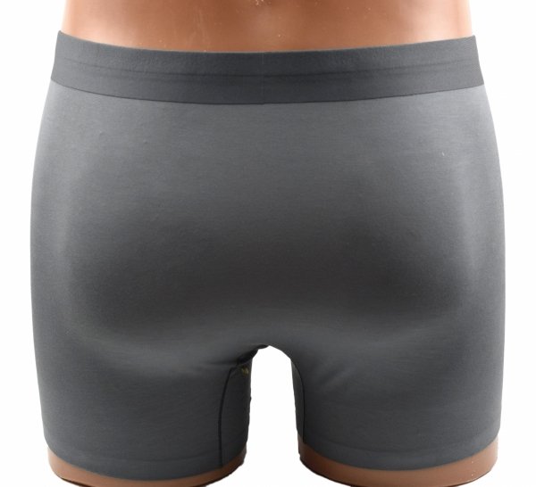 Grafitowe bambusowe 90% bokserki męskie AuraVia–naturalny komfort, rozmiar M