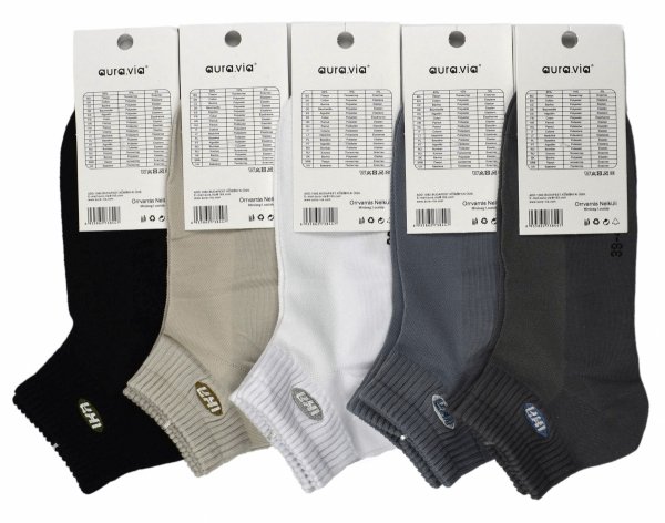 Aura Via – stopki z haftowanym detalem i inspirującym napisem w roz. 43-46