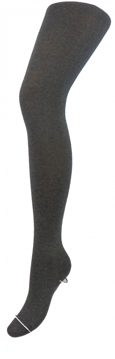 Rajstopy bawełniane firmy AuraVia w rozmiarze 7-9 lat. Gładka struktura z wplecioną  brokatową srebną nitką.