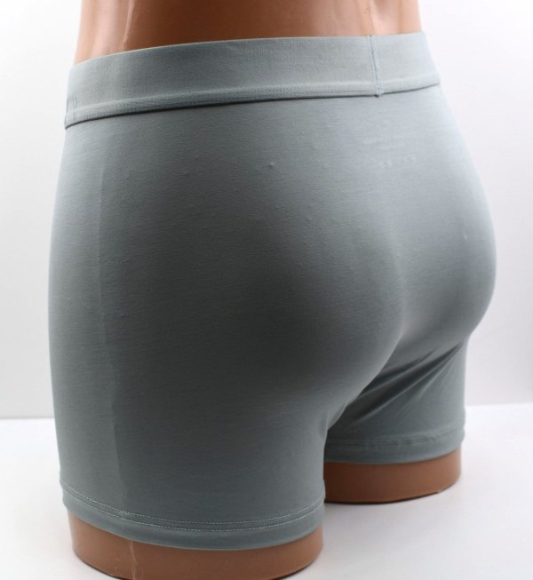 Bokserki męskie Auravia–niebieskie, bambus 85%, pas AttractiveMan, rozmiar 2XL