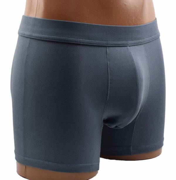 Męskie bokserki bawełniane ciemny denim – wygodne, gładkie i elastyczne, rozmiar XL