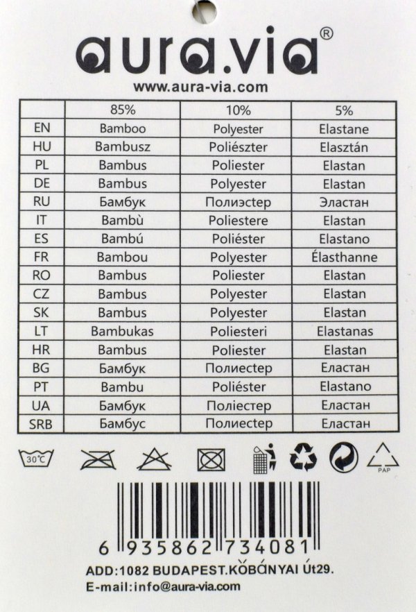 Gładkie bokserki Auravia AttractiveMan  szaroperłowe–wygoda, rozmiar L