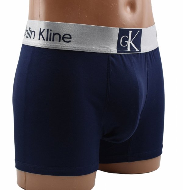 Granatowe bokserki męskie Aura.Via Ghin Kline–komfort premium, rozmiar 2XL