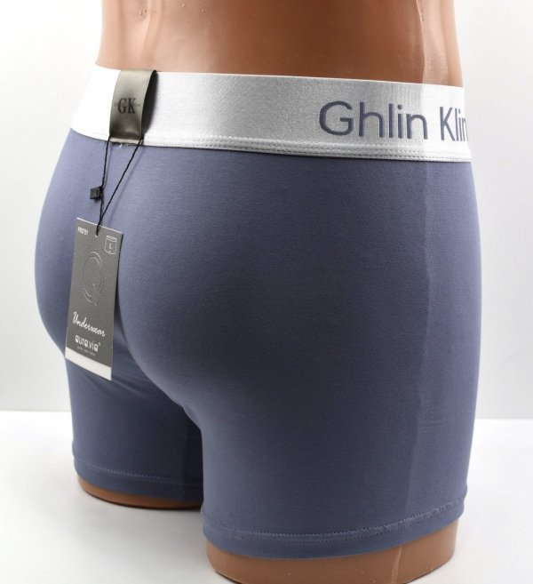 Bokserki męskie premium Aura.Via Ghin Kline 95% bawełny, rozmiar 2XL