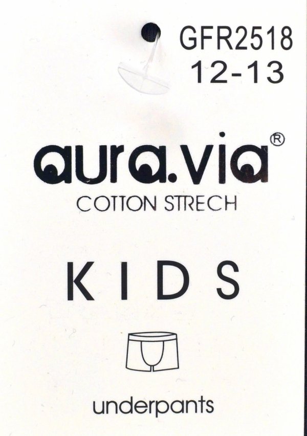 Chłopięce bokserki Aura.Via KIDS zielone–bawełna 95% rozmiar 8-9 lat