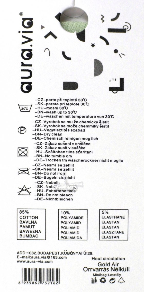 Stopki damskie Aura Via Bene – przewiewny zestaw do sneakersów 35-38