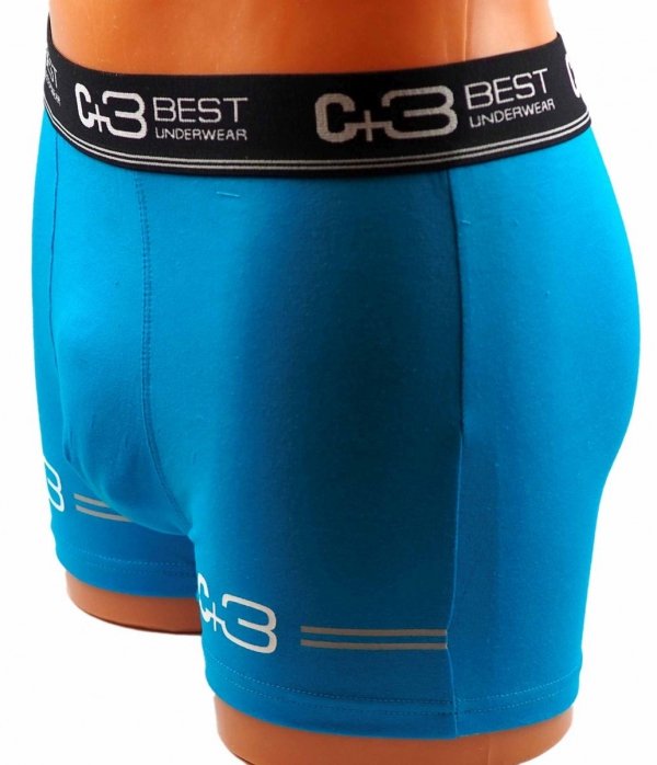 Bawełniane bokserki męskie, jakość firmy C+3 w rozmiarze L