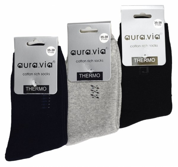 Ciepłe skarpety THERMO z bawełny zapewniają wygodę w codziennym noszeniu. Elastyczny krój, trwałe włókna i klasyczne kolory tworzą idealny zestaw na chłodniejsze dni.