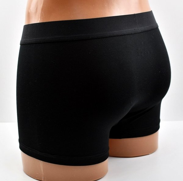 Auravia Cotton In–czarne bokserki męskie 95% bawełny, komfort, rozmiar 3XL