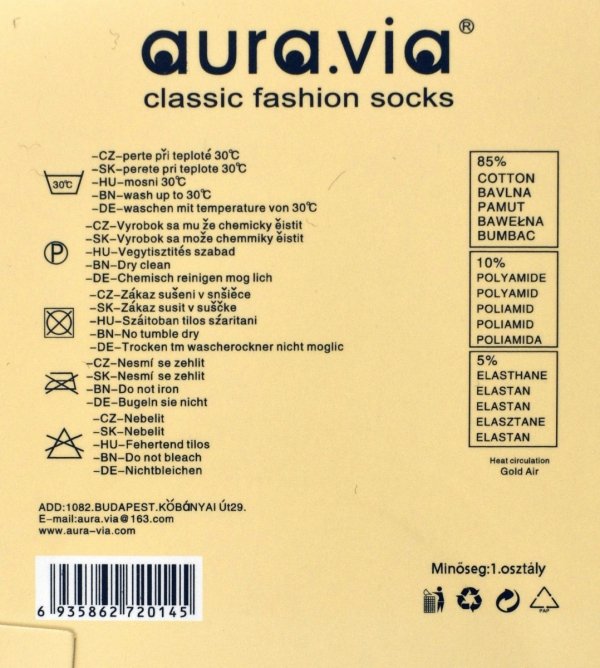 85% bawełny,10% poliamid, 5% elastan