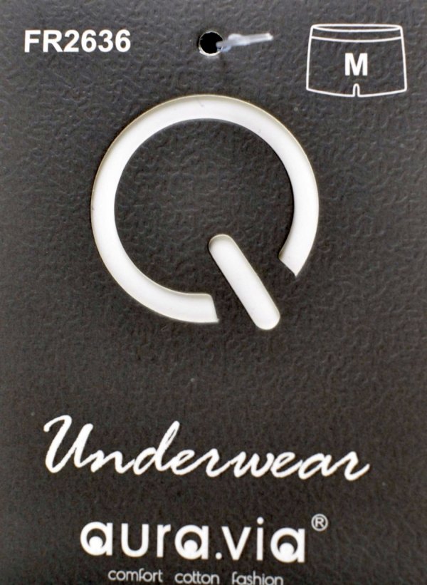 Bokserki męskie Aura.Via – granatowe, bambusowe i przewiewne, rozmiar XL