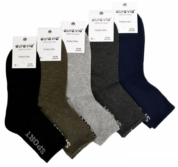 Wygodne skarpety bawełniane Aura.Via – bezszwowe, elastyczne i oddychające przez cały dzień.