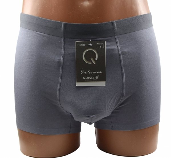 Bambusowe bokserki męskie Aura.Via – szeroka gumka i pełen komfort, rozmiar XL