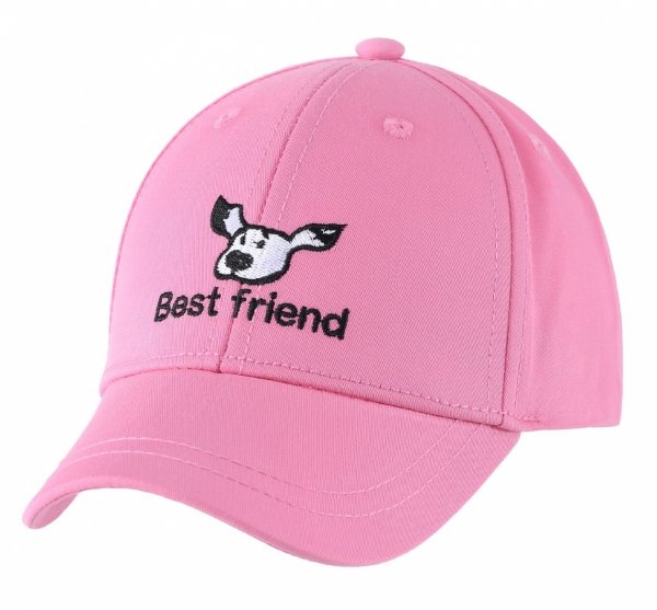 Be Snazzy bejsbolówka dziecięca z haftem pieska Best friend