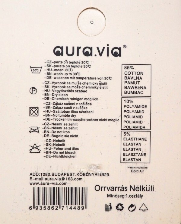 Metka. Podkolanówki bawełniane dziewczęce. Motyw Kolorowe kotki.  Zestaw 5 par w rozmiarze 28-31 firmy Aura.via