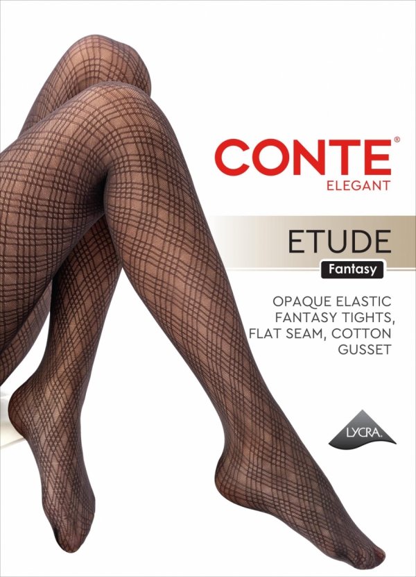 Rajstopy Conte Etude – perfekcyjna harmonia stylu i funkcjonalności. Wybierz je do swojej ulubionej stylizacji i ciesz się komfortem.