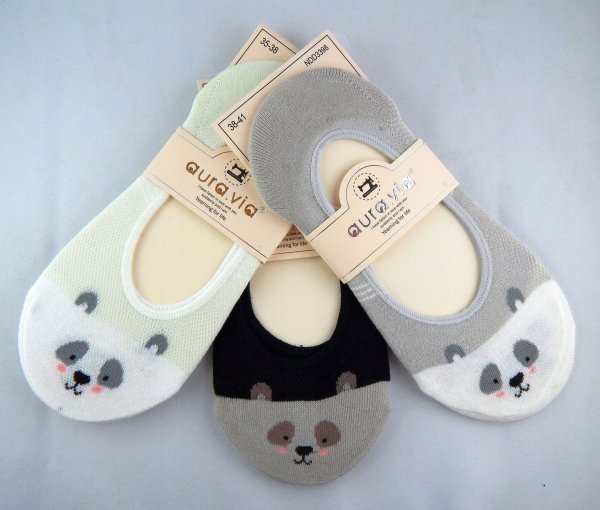 skarpety stopki, zestaw 3 par, roz 35-38 Aura.via