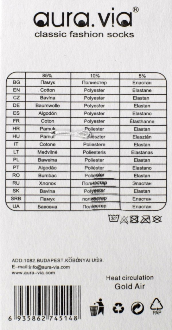 Jednolite skarpety damskie ¾ z przewiewnej bawełny. Dobrze leżą dzięki elastanowi, mają płaskie łączenia i miękki ściągacz. Pakiet 5 par sprawdzi się w codziennej rotacji, tworząc spójną bazę do wielu stylizacji.
