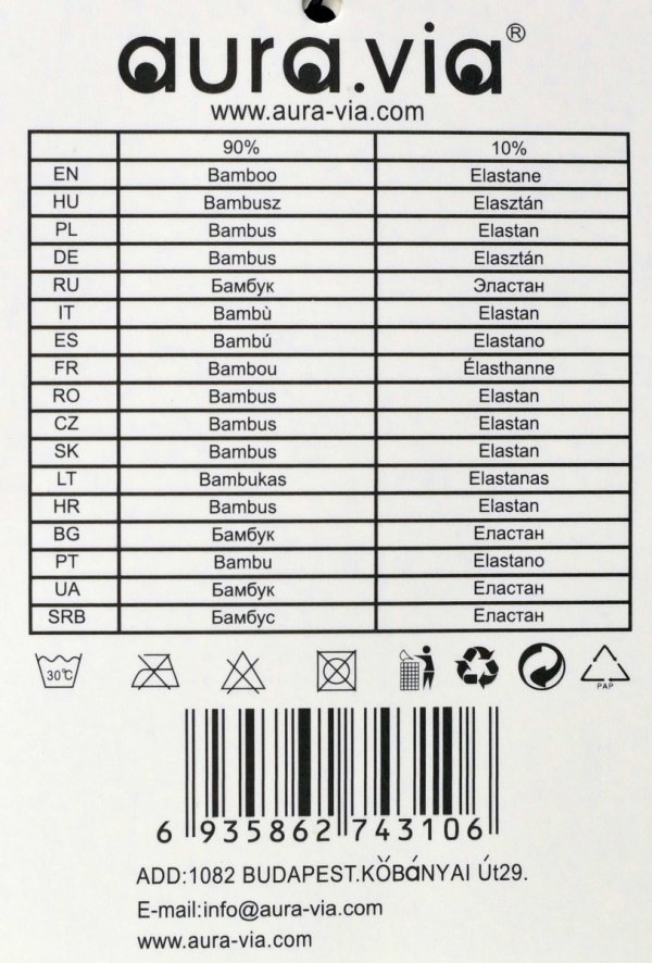 Grafitowe bambusowe 90% bokserki męskie AuraVia–naturalny komfort, rozmiar L