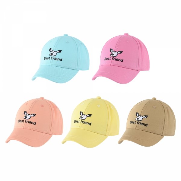 Be Snazzy bejsbolówka dziecięca z haftem pieska Best friend