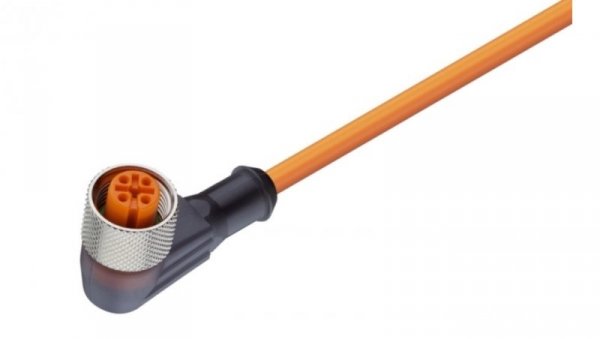 Kabel konfekcjonowany jednostronnie złącze M12 żeńskie kątowe 3-pinowe kodowanie A RKWT/LED C 4-3-06/2 M