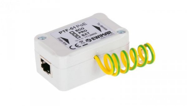 Zabezpieczenie przeciwprzepięciowe LAN / Ethernet, PTF-51-PRO/PoE
