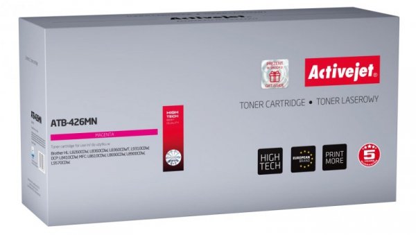 Toner Activejet ATB-426MN (zamiennik Brother TN-426M Supreme 6500 stron czerwony)