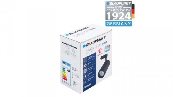 Blaupunkt Reflektor LED 3-fazowy Vision 30W czarny z przełącznikiem barwy światła, BLAUPUNKT-RS3-30CCT